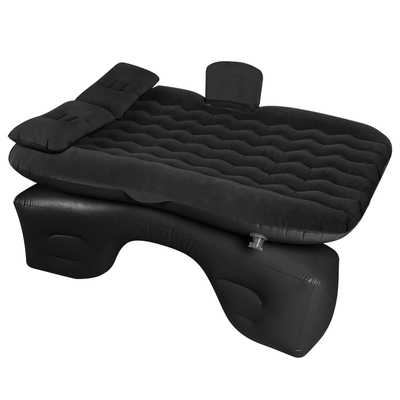 Car air mattress bed inflation car mattress bed portable travel camping sleep mat car inflation bed for trip-black