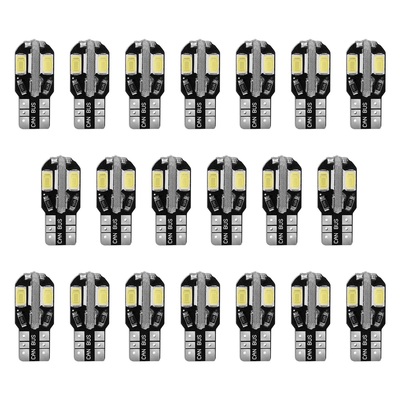 20pcs t10 smd5730 led light bulbs 6000k wedge light lamps dome map license plate car interior festoon lights kits