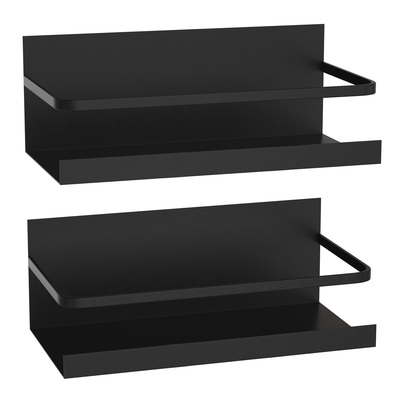 2 packs magnetic spice holder rack organizer strong magnetic seasoning storage shelf for refrigerator microwave