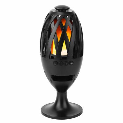 Waterproof led flame speakers - stereo bass, wireless, outdoor light-up, atmosphere led flickers, patio stake