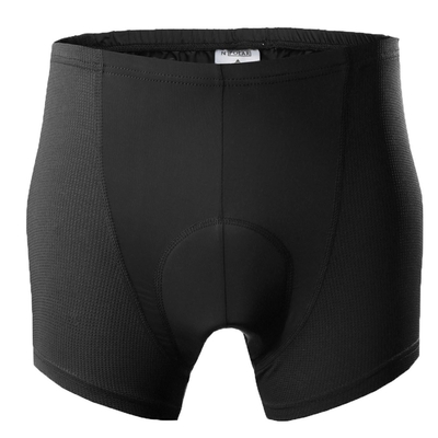 Men 's Cycling Underwear Shorts 3D Padded Bike Underwear Shorts Breathable Moisture Absorbing Quick Dry-Black
