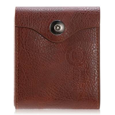 Men ? s wallet pu leather bifold purse slim rfid blocking card holder cases w/ 2 id window coin pocket