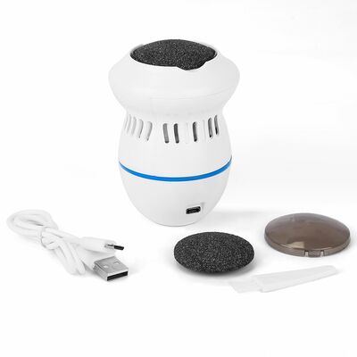 Usb rechargeable electric callus grinder - removes hard callus, exfoliates cracked heels with vacuum.