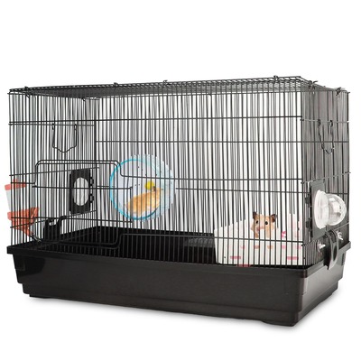 2-tier hamster cage small animal critter house habitat cage hamster playpen for pet rat mice hamster