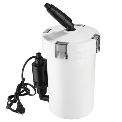 3-stage external canister filter for 28 gallon aquarium fish tank 105gph 6w easy installation silent