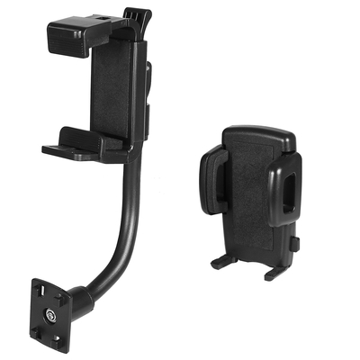 Rear view mirror car mount holder universal 360? rotation phone stand cradle for iphone samsung gps