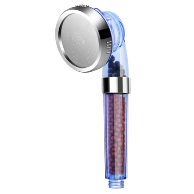 Ionic filtration shower head high pressure 3 mode stone water saving bath handheld shower