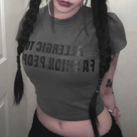 ALLERGIC TO FASHION PEOPLE TEE - Thumbnail 3