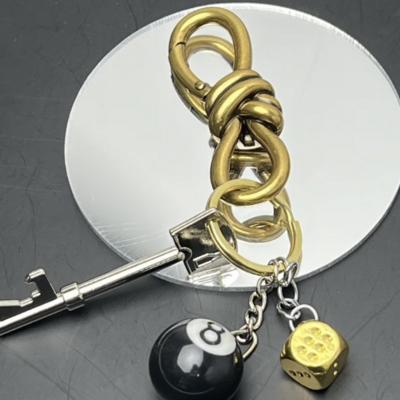 Magic 8 key chain multiple colors