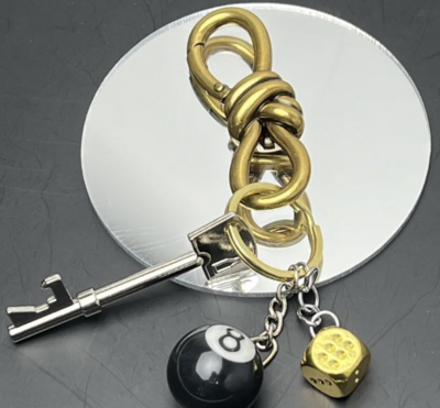Magic 8 Key chain multiple colors