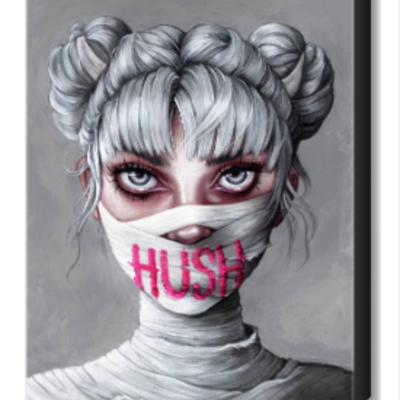11x14 canvas print 'hush'