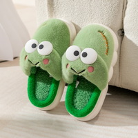 Kawaii Cartoon Kuromi Sanrio Plush Slippers - Thumbnail 6