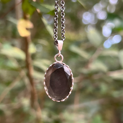 Starlight oval pendant 