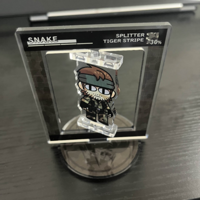 Spinny snake acrylic stand