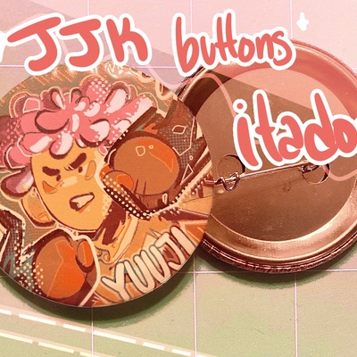 Jjk itadori buttons