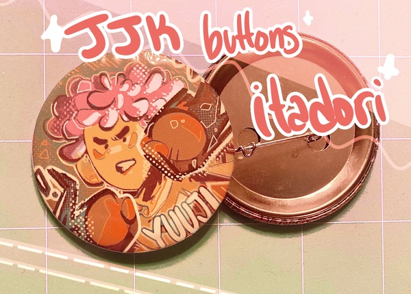 JJK Itadori buttons