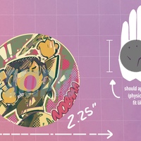 JJK Kugisaki buttons - Thumbnail 2