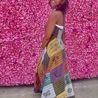 Hobo Halter Dress - Thumbnail 1