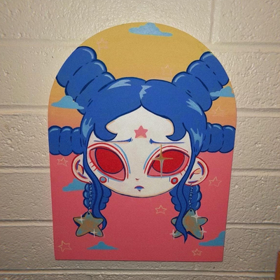 Star child original painting