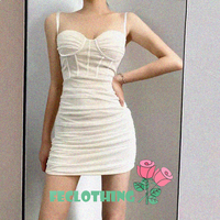 FISH BONE MESH DRESS - Thumbnail 1