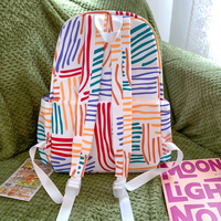 *Free Shipping*COLORED LINES BACKPACK - Thumbnail 1