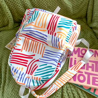*Free Shipping*COLORED LINES BACKPACK - Thumbnail 2