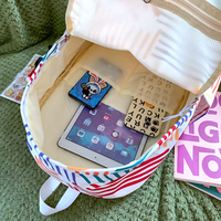 *Free Shipping*COLORED LINES BACKPACK - Thumbnail 3