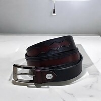 Men's Handmade Leather Belt - Thumbnail 3