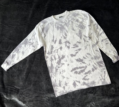 Grunge Pattern Long Sleeve Shirt 