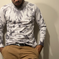 Grunge Pattern Long Sleeve Shirt  - Thumbnail 4