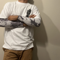 Grunge Pattern Long Sleeve Shirt  - Thumbnail 5