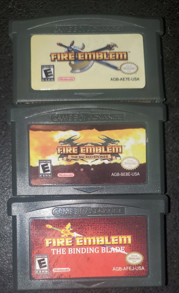Fire Emblem, Sacred Stones, Binding Blade GBA Video Game Boy Advance Nintendo