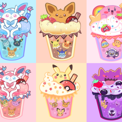 Bubble tea print