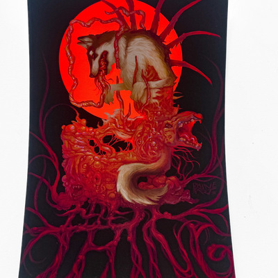 'horror husky' postcard (6"x9") - Thumbnail 1