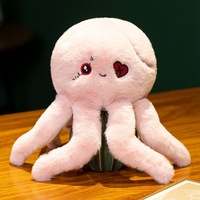 Gothic Octopus Plush Toy - Thumbnail 4