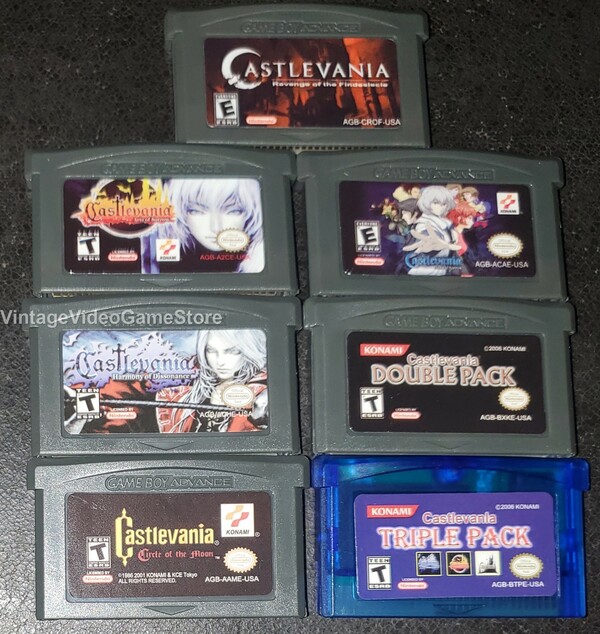 Castlevania GBA Video Game Cartridge Nintendo Game Boy Advance