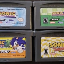 Sonic Advance 1, 2, 3, Genesis GBA Video Game Boy Advance Nintendo