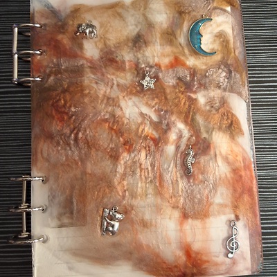 Large resin notebook