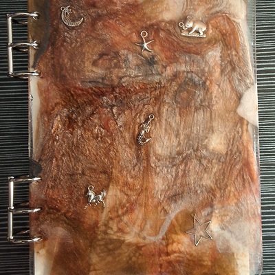 Large resin notebook