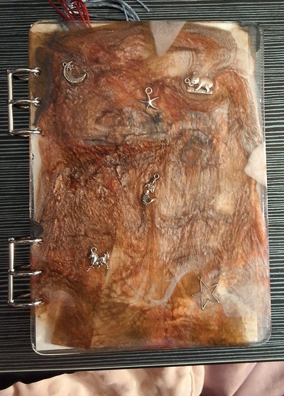 Large resin notebook