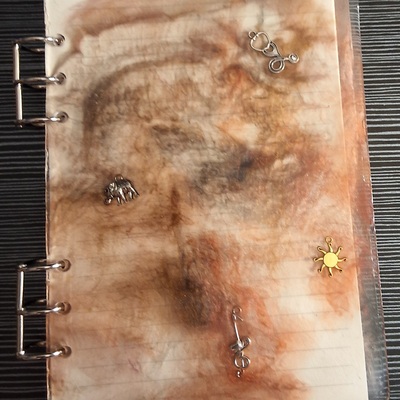 Large resin notebook