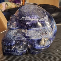 Purple Resin skull - Thumbnail 1