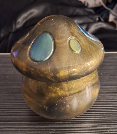 Resin Mushroom trinket holder