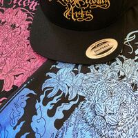 Arch Enemy Arts 5-Panel Snapback Flat Brim Hat - Thumbnail 3