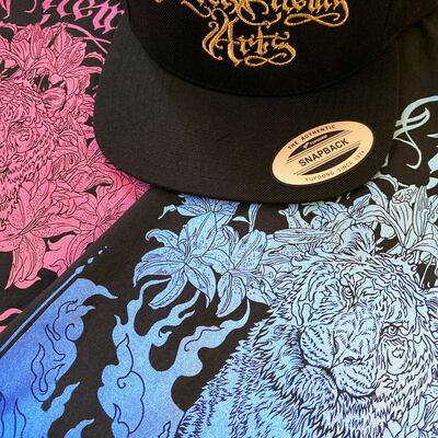 Arch enemy arts 5-panel snapback flat brim hat