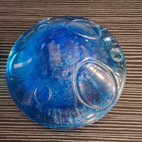 Resin Mushroom trinket holder blue - Thumbnail 1