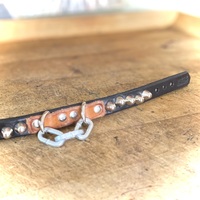 Tan-Panel Chain-bit wristband - Thumbnail 1