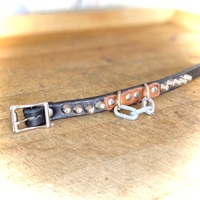 Tan-Panel Chain-bit wristband - Thumbnail 2