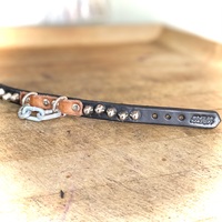 Tan-Panel Chain-bit wristband - Thumbnail 4