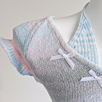 Sweet Bowknot Pastel Color Halter Top - Thumbnail 5